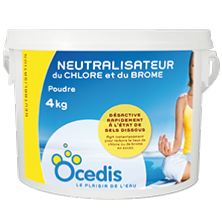 Neutralisateur de Chlore/Brome 4kg - Desinfection - Ocedis