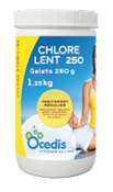 Chlore Lent 1,25kg - Desinfection - Ocedis