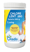 Chlore Lent 1,25kg - Desinfection - Ocedis