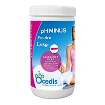 PH MINUS poudre 1,5kg - Equilibre de l'eau - Ocedis