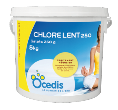 Chlore Lent 5kg - Desinfection - Ocedis