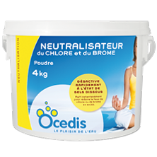 Neutralisateur de Chlore/Brome 4kg - Desinfection - Ocedis