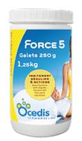 Chlore Force 5 1,25kg - Desinfection - Ocedis