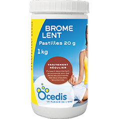 Brome Lent pastille de 20g - 1kg - Desinfection - Ocedis