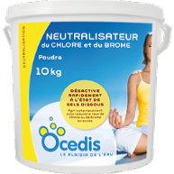 Neutralisateur de Chlore/Brome 10kg - Desinfection - Ocedis